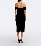Carolina Herrera Off-shoulder midi dress