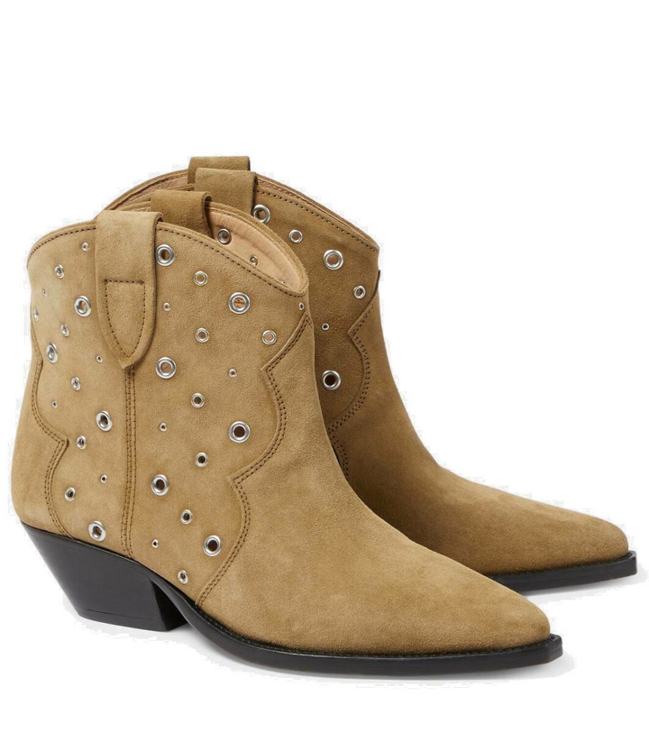 Photo: Isabel Marant Dewina suede ankle boots