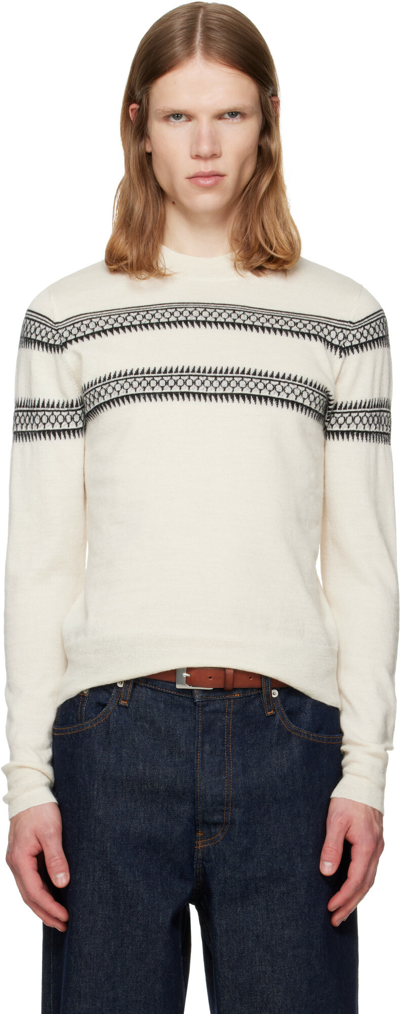 Dries Van Noten Black Len Lye Edition Graphic Sweatshirt Dries Van