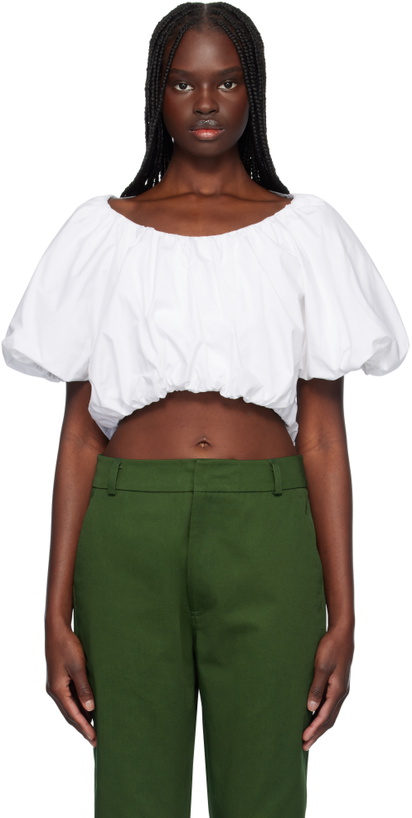 Photo: Renaissance Renaissance White Amelia Cotton Top