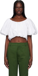 Renaissance Renaissance White Amelia Cotton Top