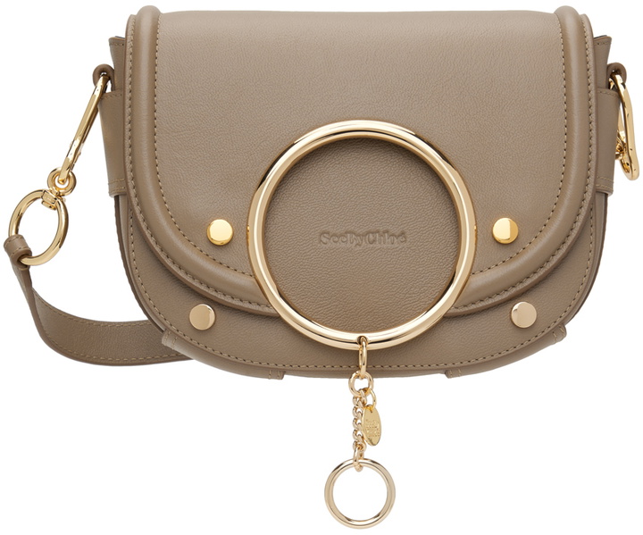Photo: See by Chloé Taupe Mara Medium Crossbody Bag