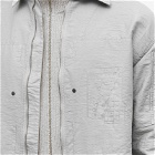 Stone Island Shadow Project Men's Cotton Nylon Printed Shirt Jacke in Dust