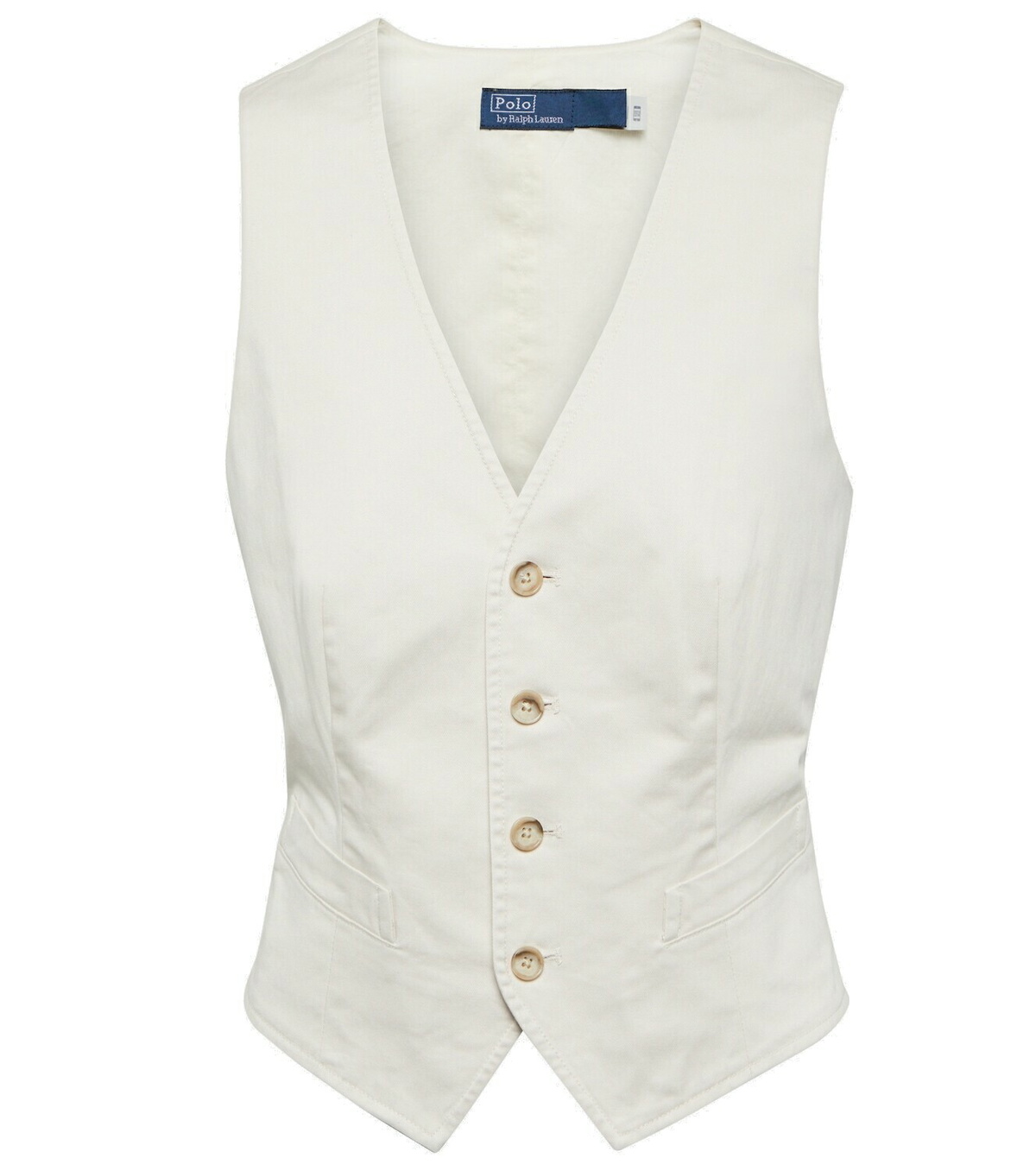 Polo Ralph Lauren Pinstriped linen and cotton vest Polo
