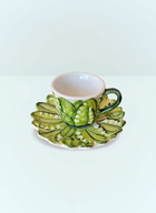 Les-Ottomans Lily Of The Valley Coffee Cup And Saucer Set