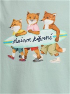 MAISON KITSUNÉ Surfing Foxes Comfort Cotton T-shirt