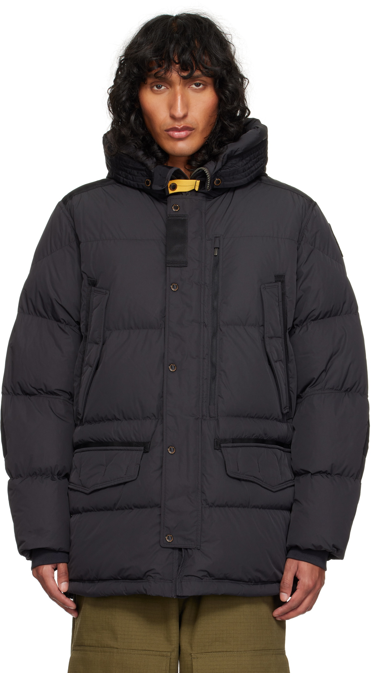 Parajumpers Black Harraseeket Down Jacket Parajumpers