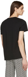 Balmain Black Foil Logo T-Shirt