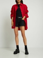 RAF SIMONS Oversize Cotton Denim Shirt