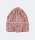 Moncler Grenoble Logo alpaca and wool-blend beanie
