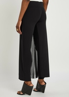 Courrèges Infinity Panelled Jersey Trousers Black