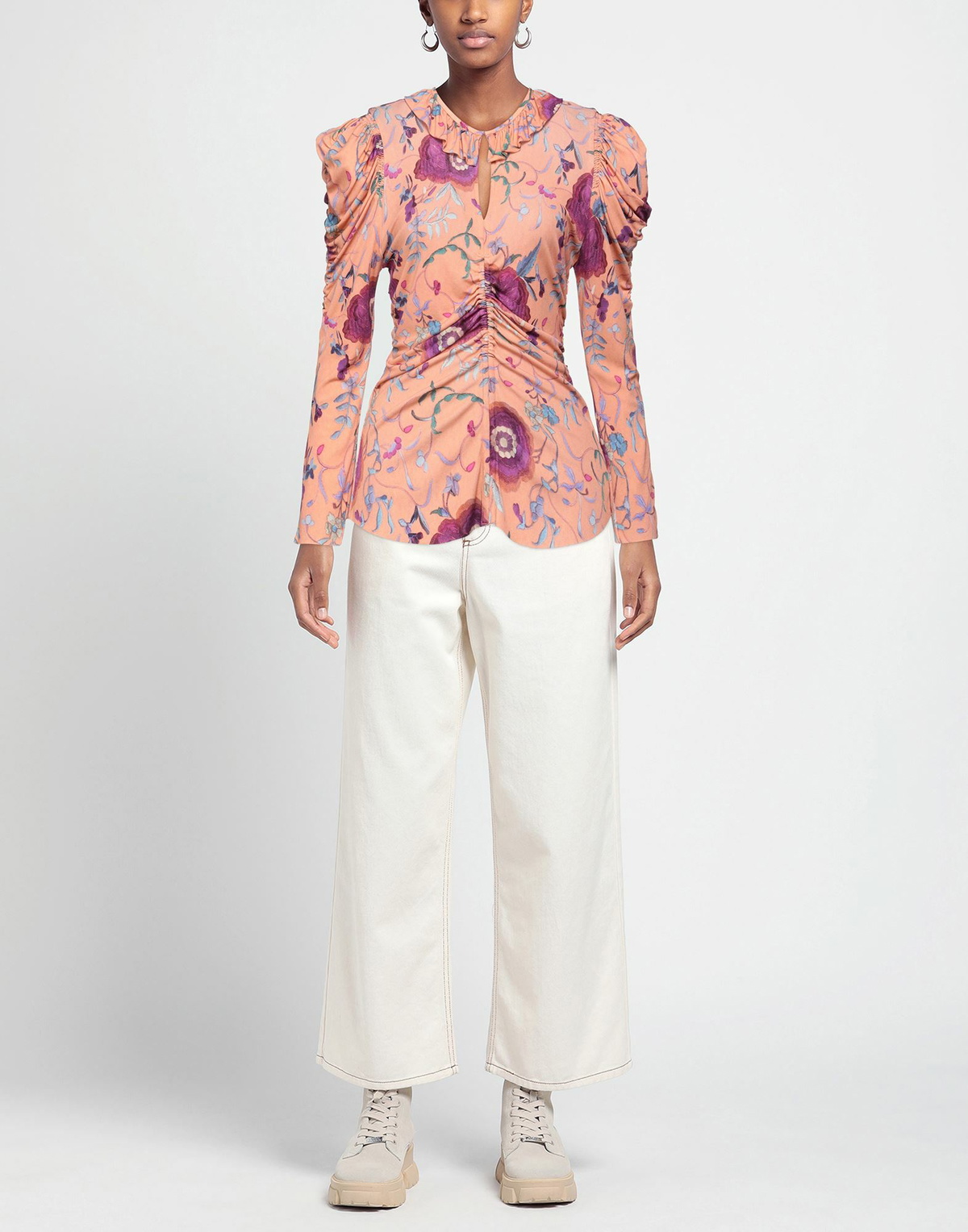 Isabel Marant Womens T-shirt in Salmon pink