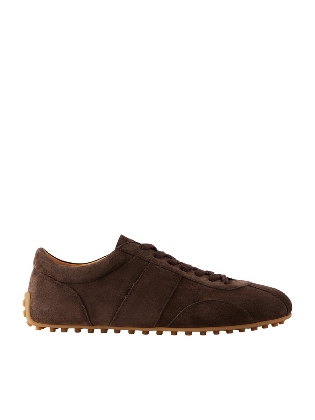 Photo: Tod's - T Marathon Suede Sneakers - Brown
