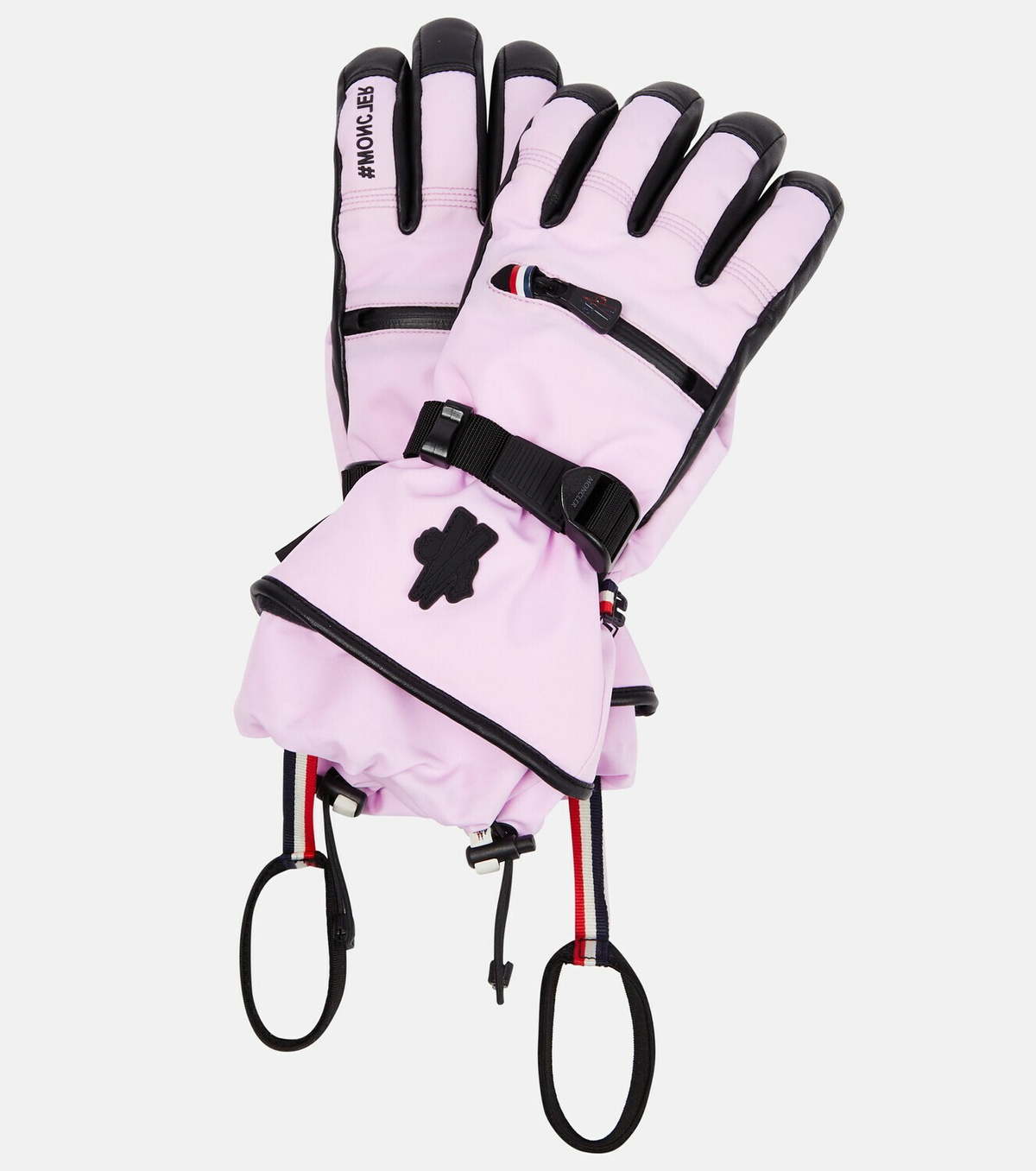 Moncler Grenoble Women's Padded Gloves in Pink