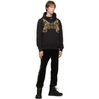 Versace Jeans Couture Black Baroque Hoodie