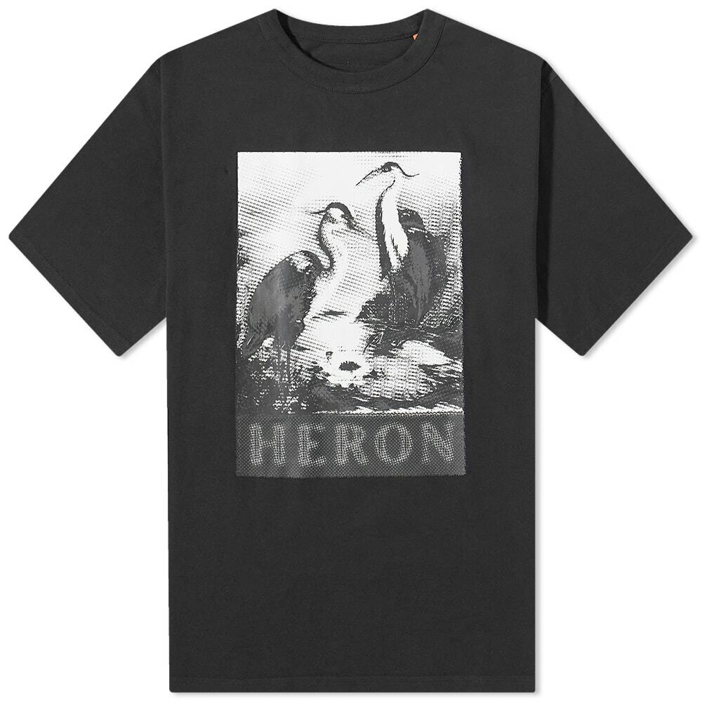Photo: Heron Preston Men's Halftone Heron T-Shirt in Black