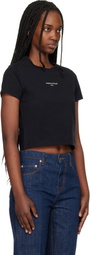 Maison Kitsuné Black 'Maison Kitsuné Paris' Baby T-shirt
