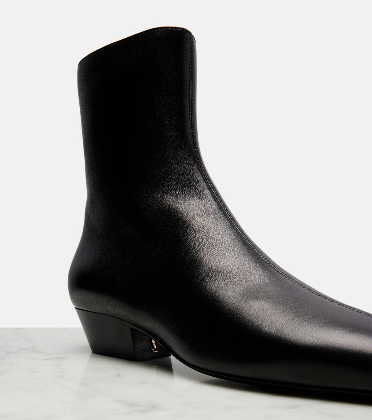Saint Laurent Jill leather ankle boots