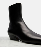 Saint Laurent Jill leather ankle boots