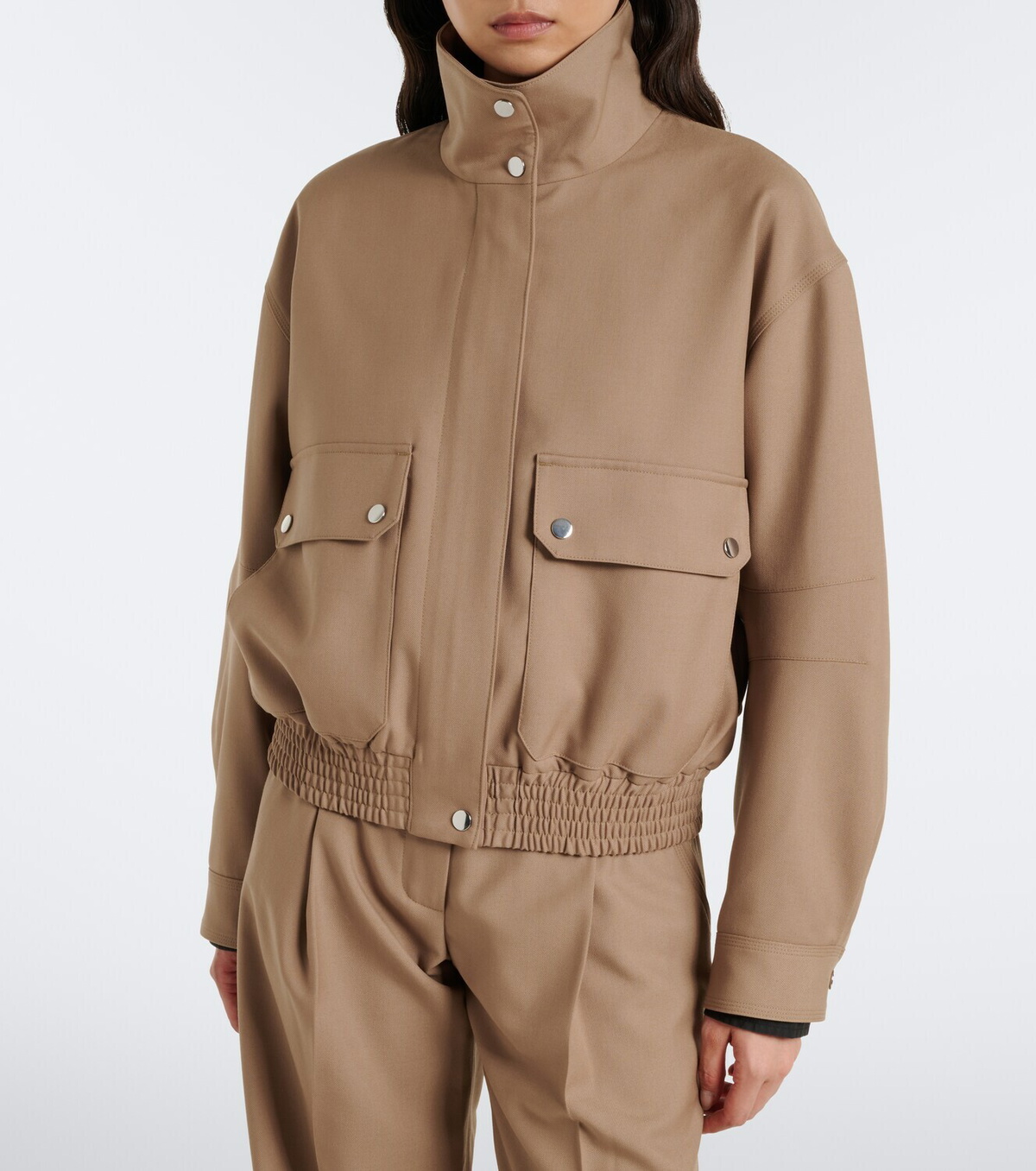 Proenza Schouler Aviva wool-blend gabardine jacket