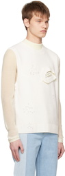 Feng Chen Wang White Distressed Vest