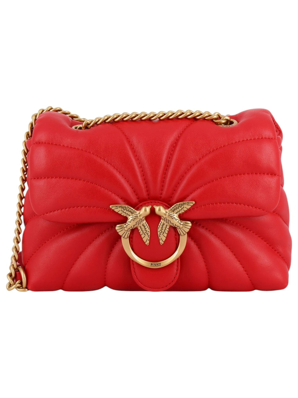 PINKO Orange Cotton Shoulder Bag main image 1