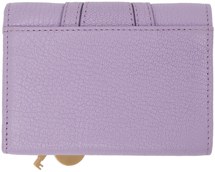 See by Chloé Purple Trifold Hana Wallet