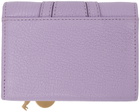 See by Chloé Purple Trifold Hana Wallet
