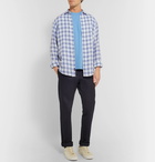 Faherty - Checked Linen Shirt - Blue