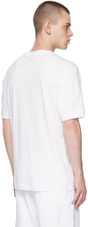 Hugo White Embroidered T-Shirt