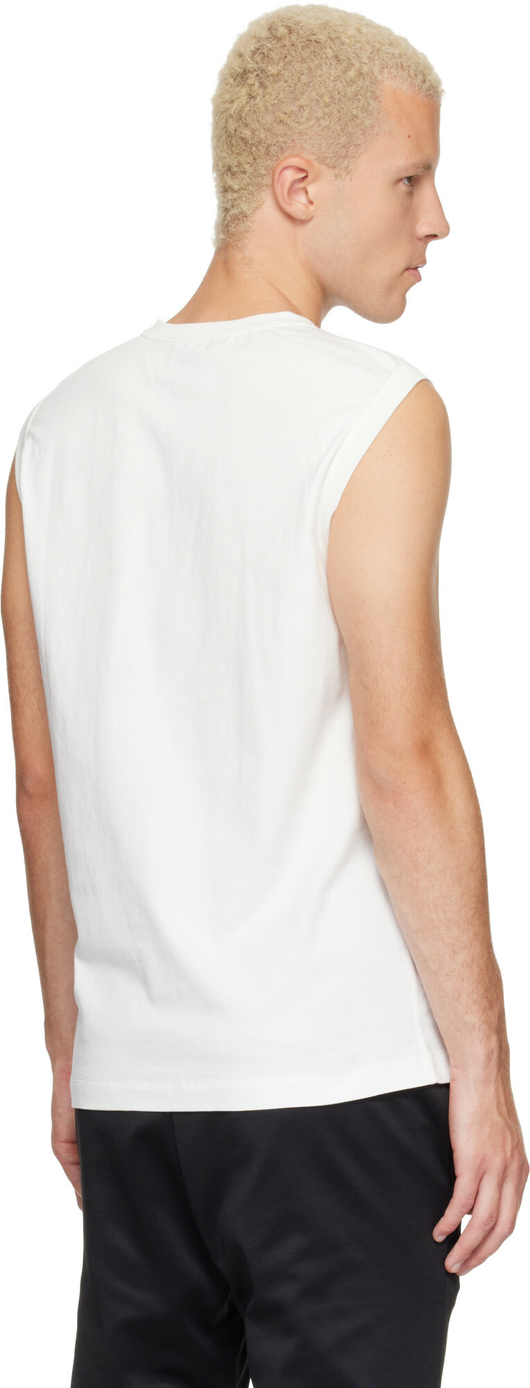 Diesel White T-Bisco-Iod Tank Top