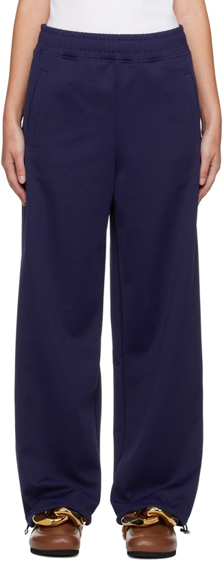 Photo: JW Anderson Navy Run Hany Edition Lounge Pants