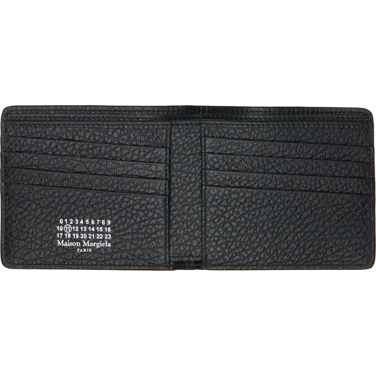 Maison Margiela Black Four Stitches Wallet