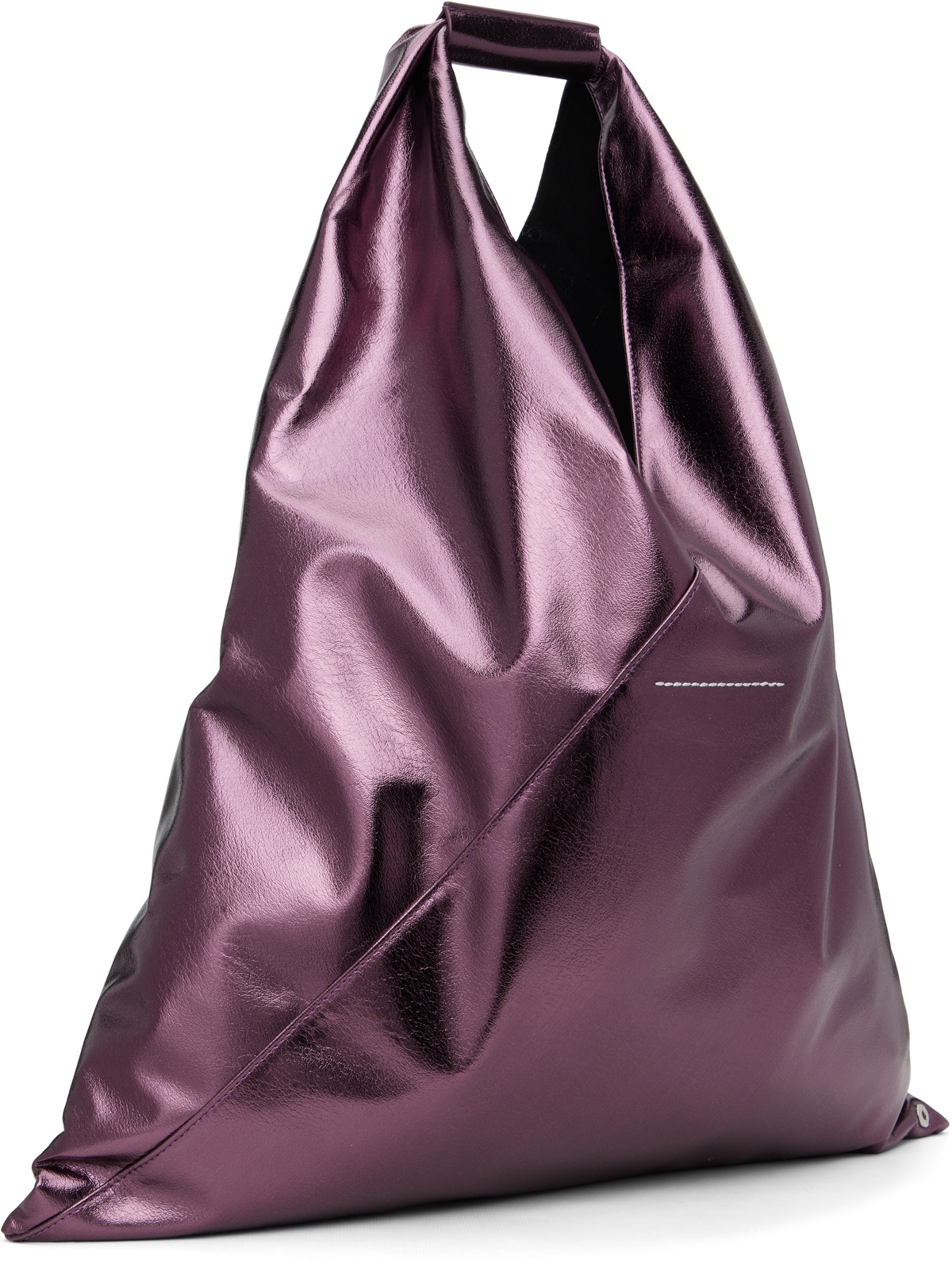 MM6 Maison Margiela Purple Classic Triangle Tote