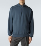 Auralee Cotton half-zip sweatshirt