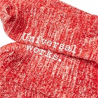 Universal Works Men's Slub Sock in Red
