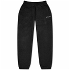 MKI Men's Mohair Blend Knit Sweatpants in Black