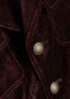 Paige Reign Velvet Jacket Aubergine