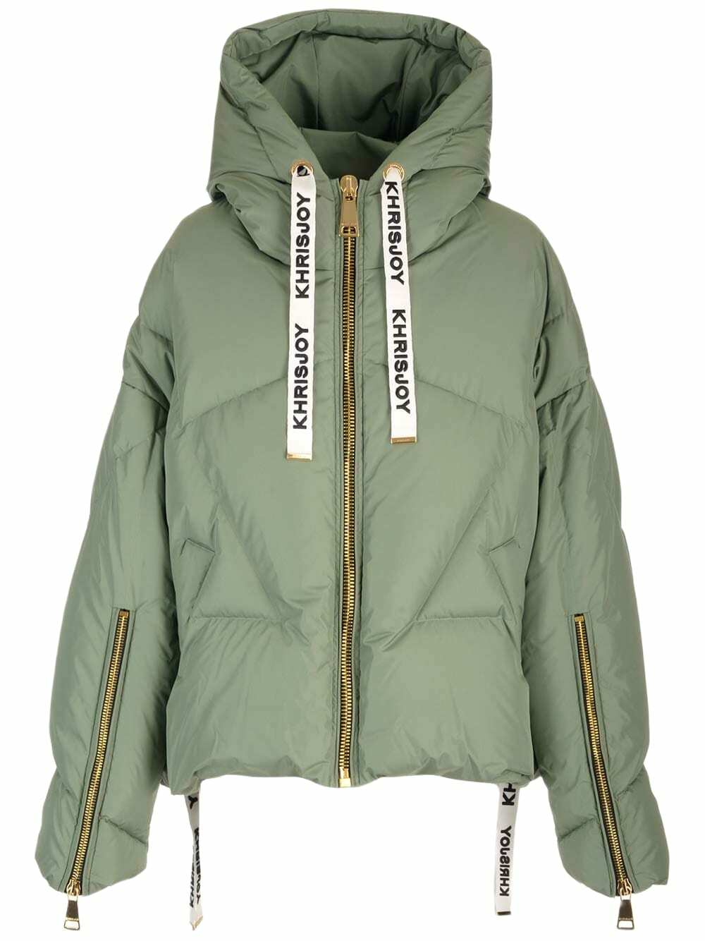 ダウンジャケット・コート KHRISJOY Embroidered tweed down jacket Khrisjoy Embroidered Tweed Down Jacket Khrisjoy