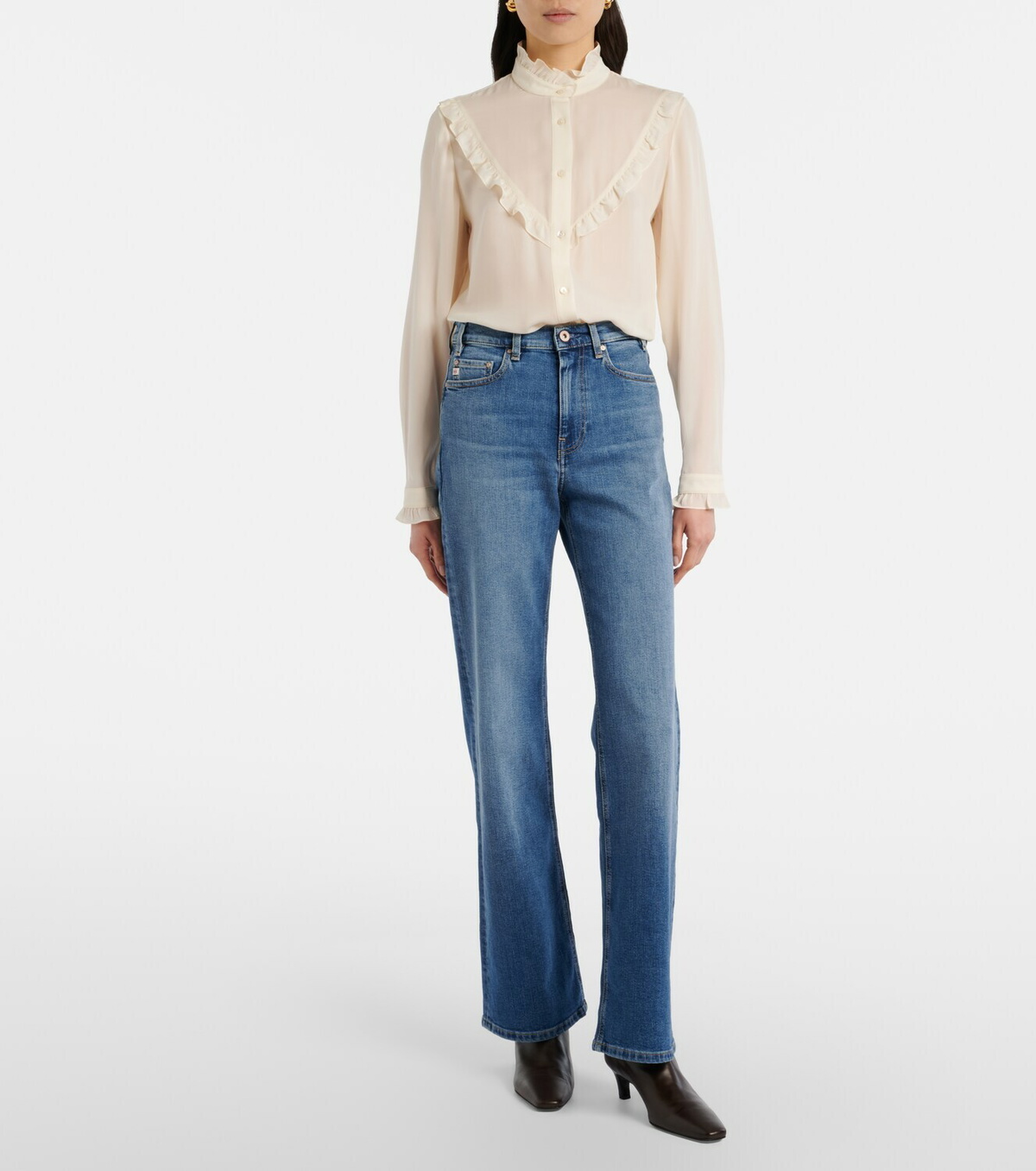 AG Jeans New Baggy wide-leg jeans