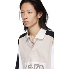 Kenzo Off-White Colorblock Logo Polo