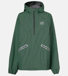 Loewe x On Storm striped half-zip jacket