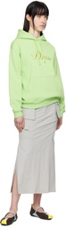 Dime Green Cursive Logo Hoodie