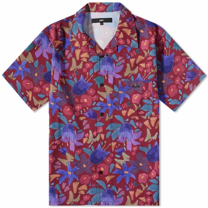 Photo: LMC Men's Floral Short Sleeve Vacation Shirt in Multi