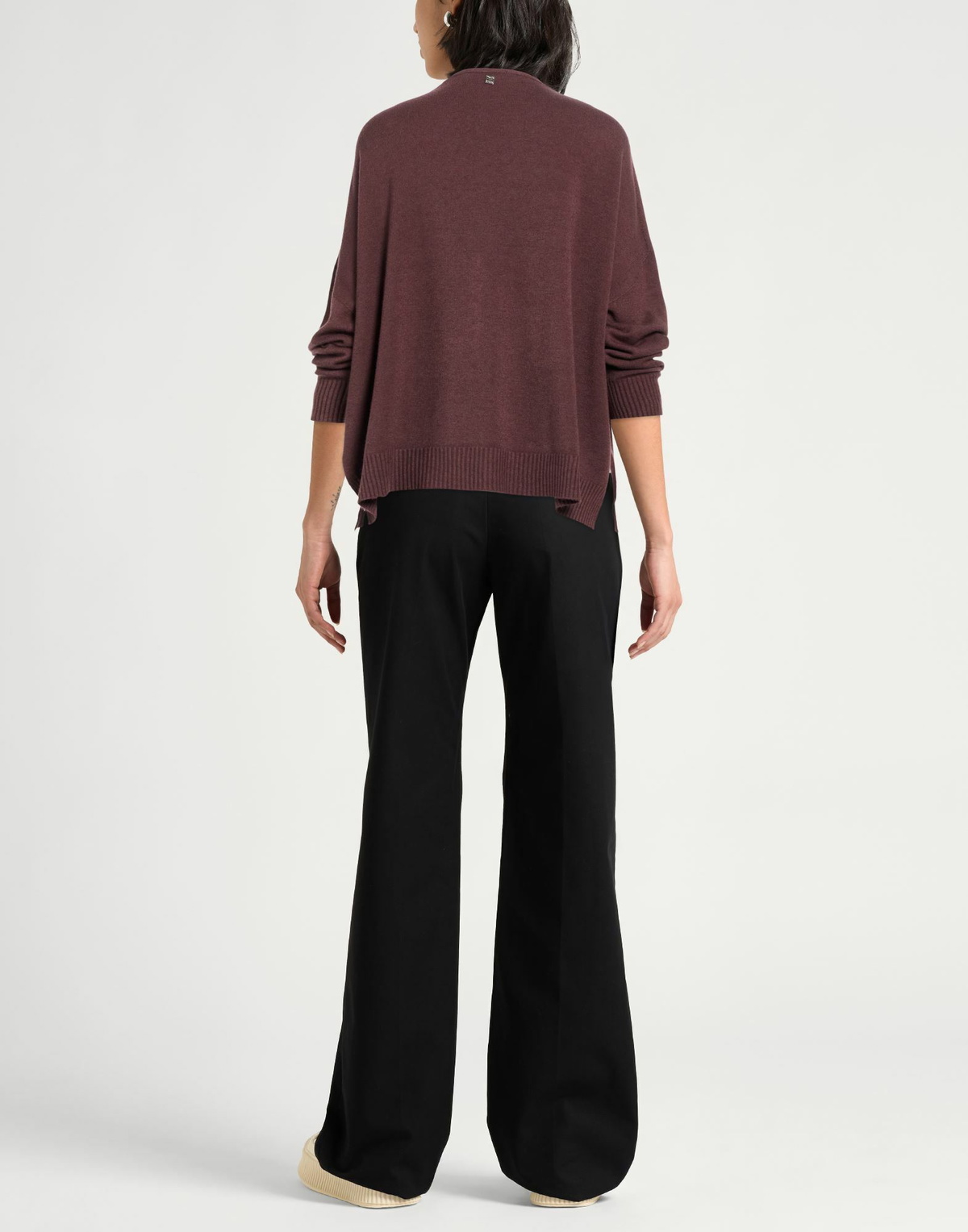 Manila Grace Womens Cardigan in Brown