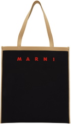 Marni Black Shopping Tote