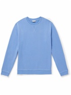 Sunspel - Cotton-Jersey Sweatshirt - Blue