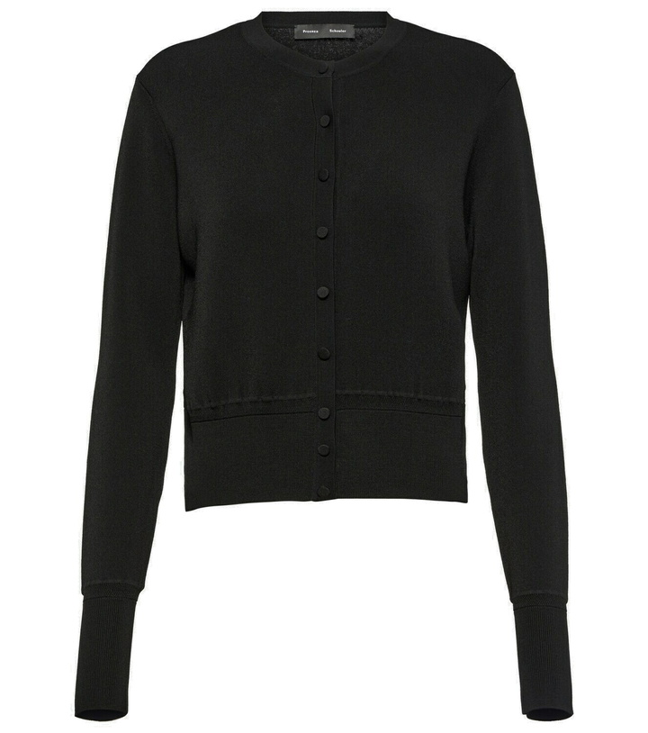 Photo: Proenza Schouler Silk-blend cardigan