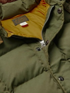 RRL - Padded Recycled-Shell Hooded Jacket - Green