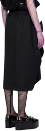 Noir Kei Ninomiya Black Bow Midi Skirt